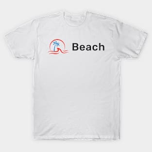 beach, simple design T-Shirt